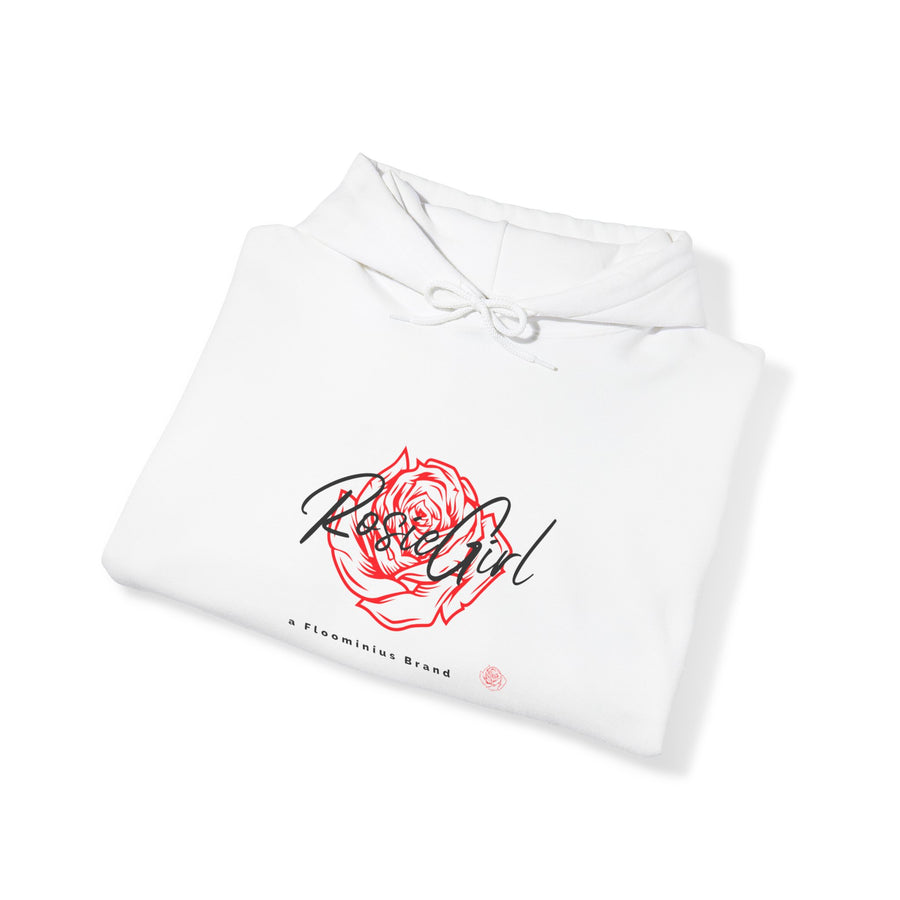 C-03a "Red Rose" Print Design | Unisex Heavy Blend™ Hooded Sweatshirt