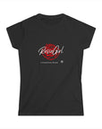 C-01c Rosie Girl Logo "Red Rose" Print Design | Women's Softstyle Tee