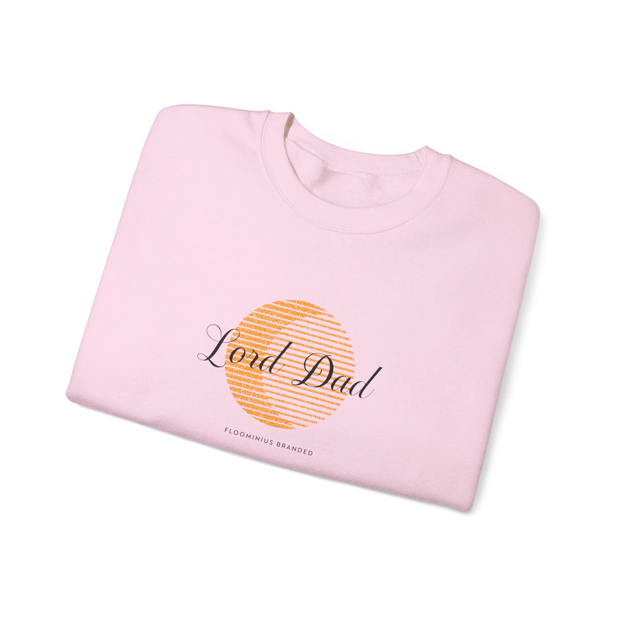 LD1 S004d Lord Dad "Sun and Moon" Print Design | Unisex Heavy Blend™ Crewneck Sweatshirt