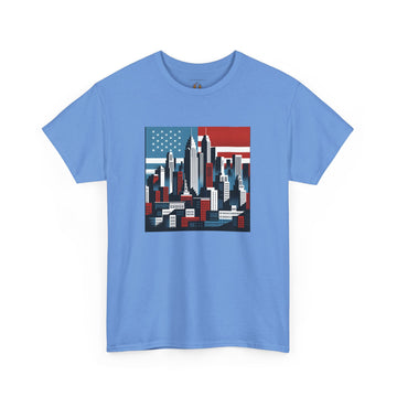 Novelty (064) Constructivist Poster Print Design #4 | Unisex Heavy Cotton Tee