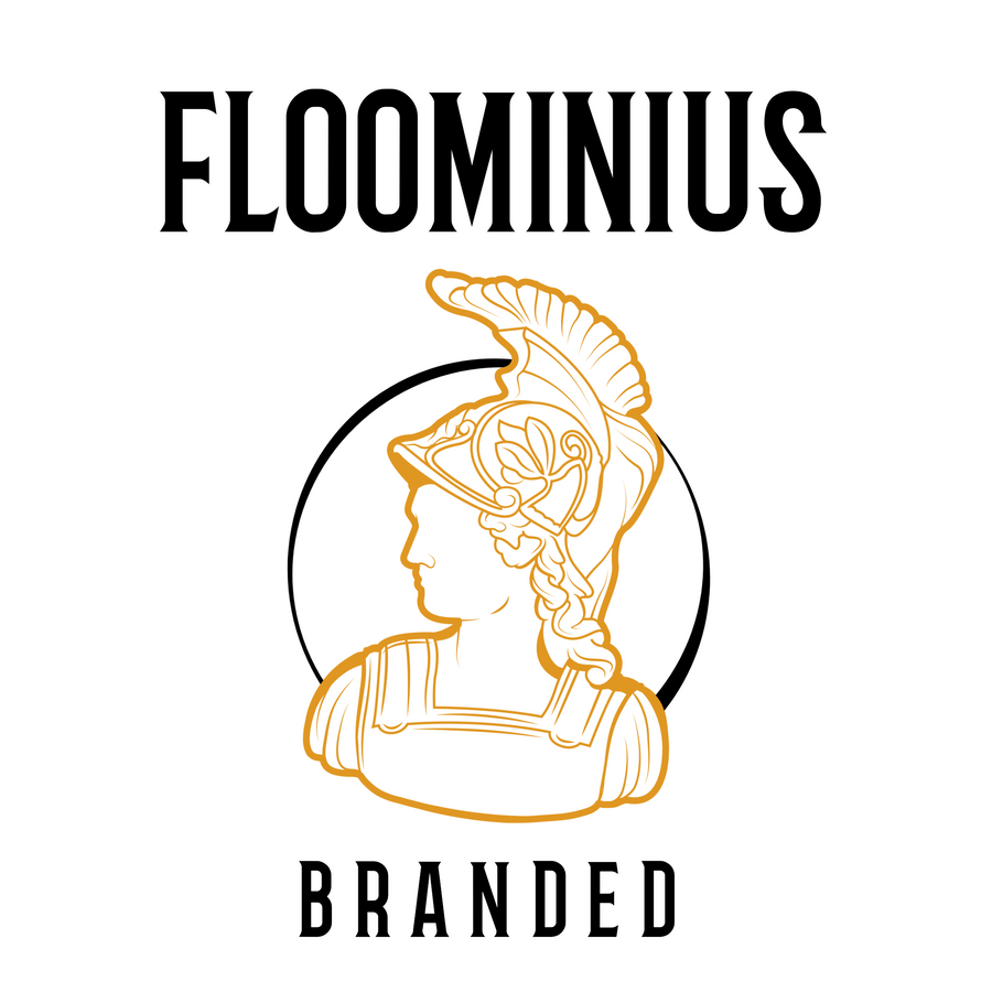 FB0(b) Floominius Branded Logo | Unisex Heavy Blend™ Hooded Sweatshirt