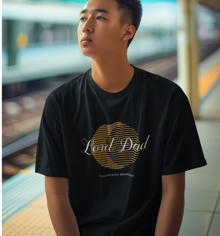 LD-24 (T02) Lord Dad "Sun and Moon" Logo | Unisex Ultra Cotton Tee