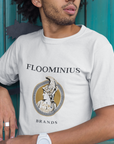 FLOOMINIUS  (Logo Neck Label) Tee (White) / Unisex Heavy Cotton Tee Shirts