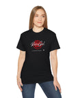 C-02c Rosie Girl Logo "Red Rose" Print Design (Unisex) | Unisex Ultra Cotton Tee