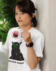 Halloween "Coffee First" Kitty Design | Unisex Ultra Cotton Tee