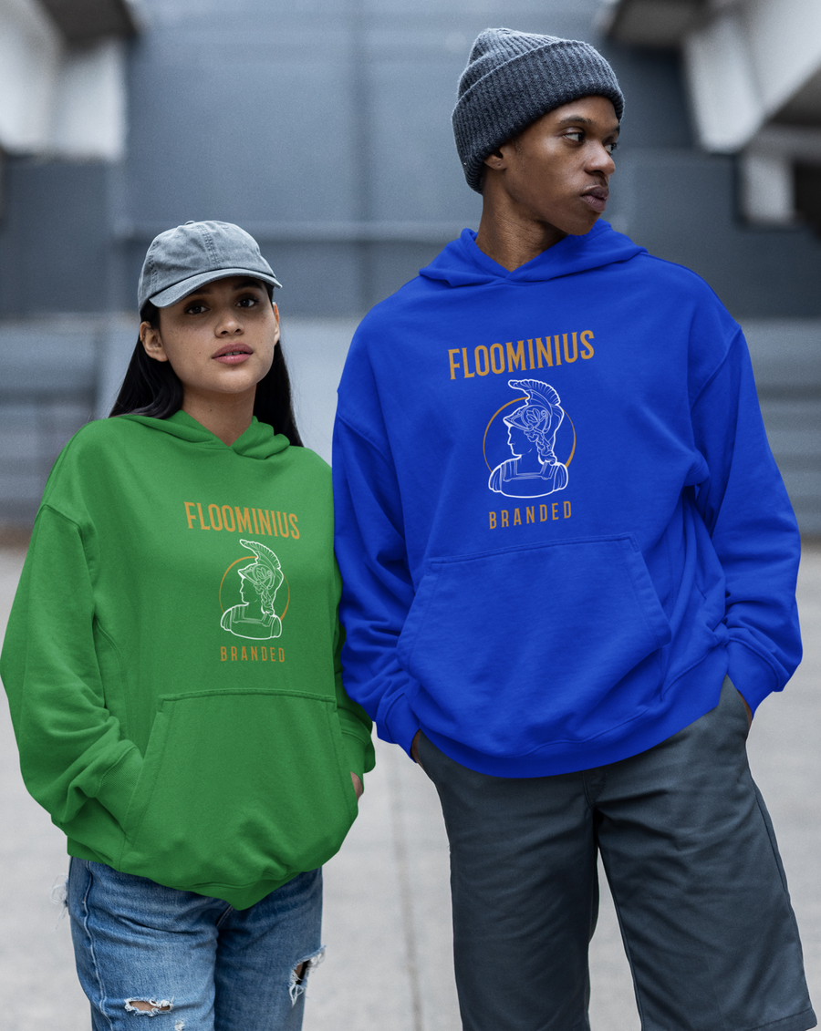 FB0(f) Floominius Branded Logo | Unisex Heavy Blend™ Hooded Sweatshirt